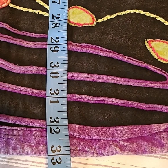 Rising International Bohemian Patchwork Midi Maxi 2X Skirt Boho Hippie Cotton - Picture 11 of 11